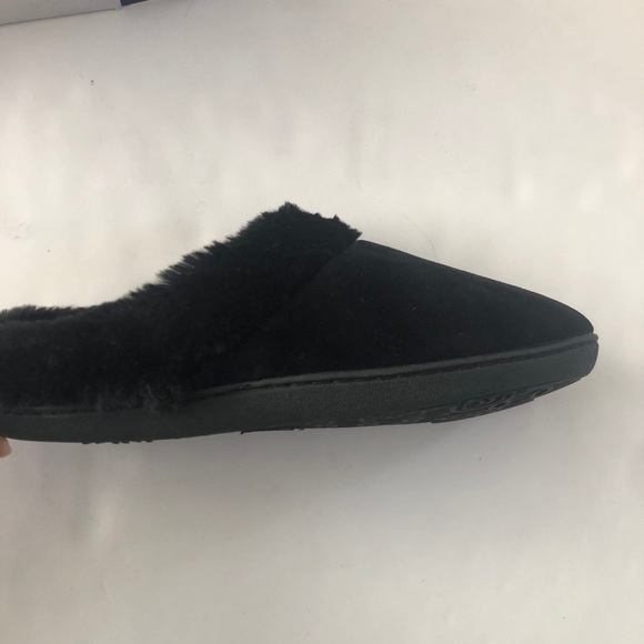 IIsotoner Signature 9.5-10 Black Clog Slippers Fur - Picture 9 of 9